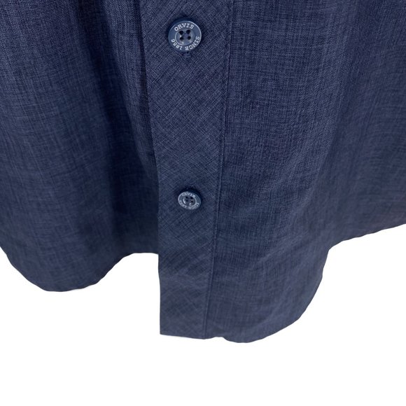 ORVIS Classic Collection Blue Heather Button Up Shirt - Picture 9 of 16